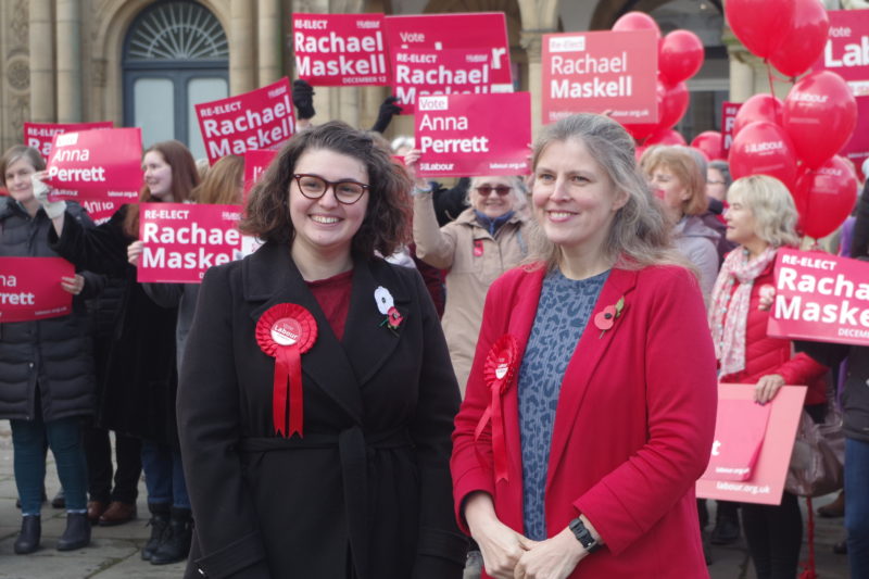 Labour candidates Anna Perrett and Rachael Maskell