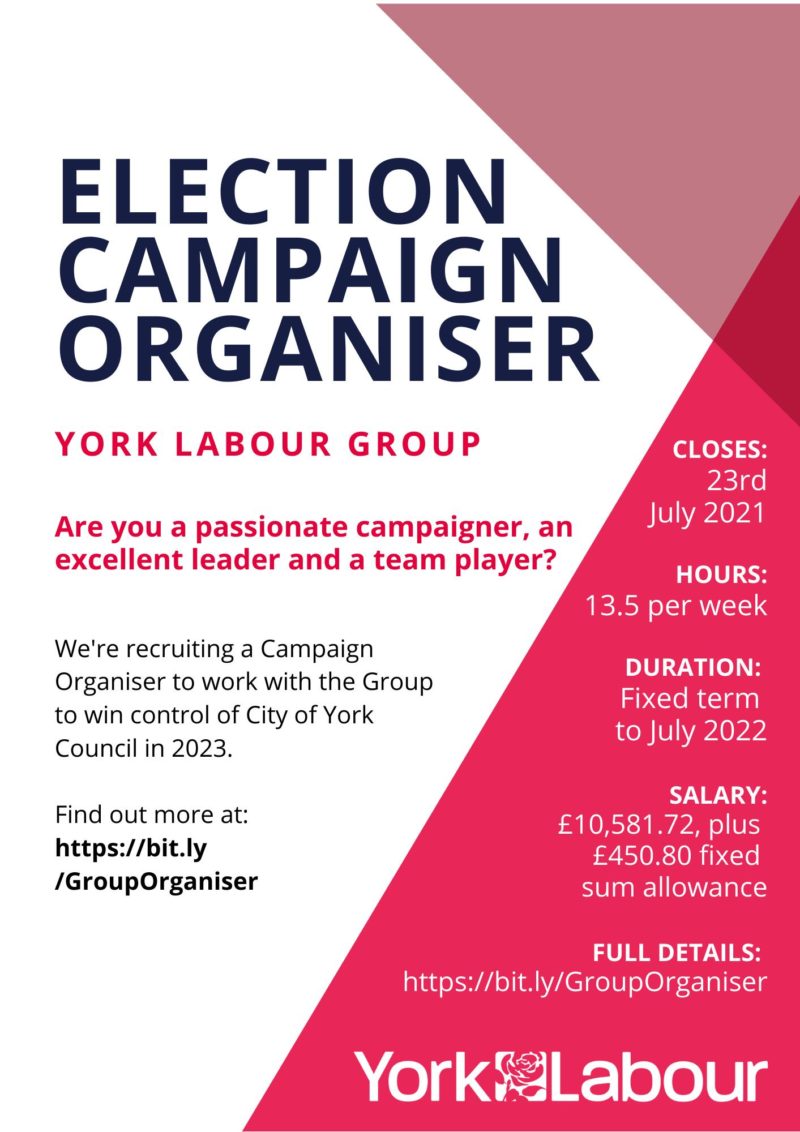 Campaign Organiser Advertisement
