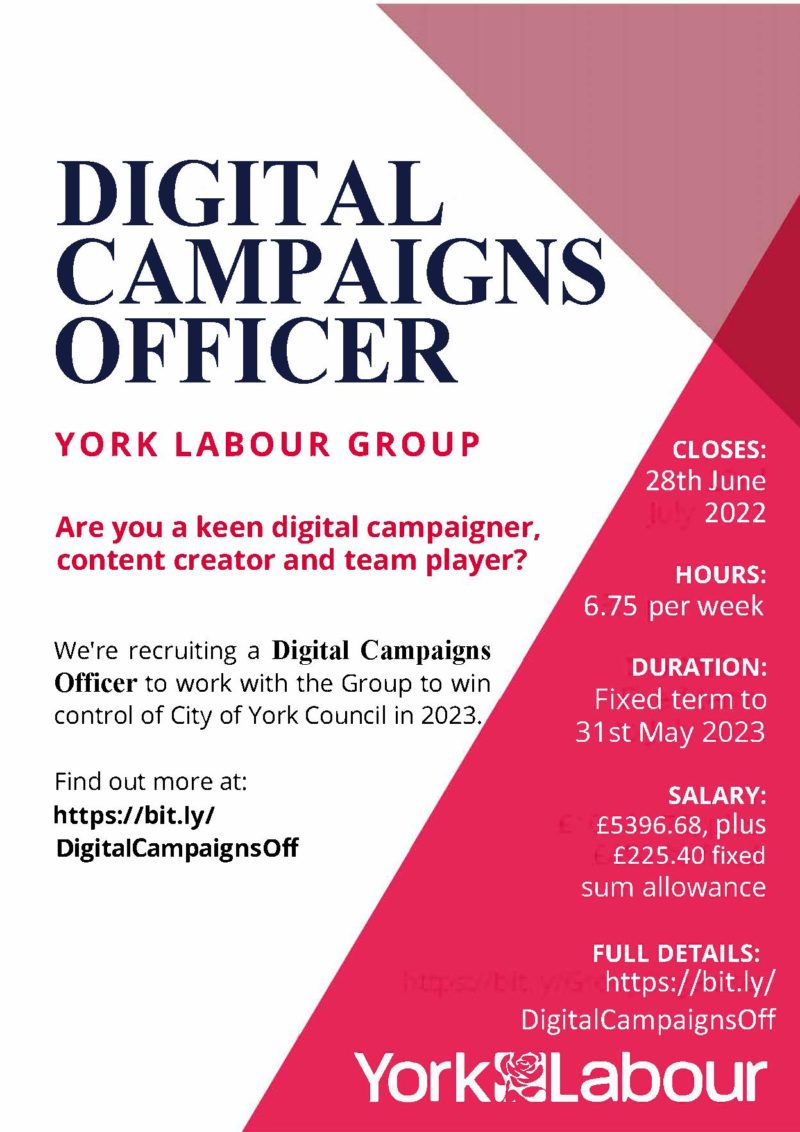 Digital Campaigns Officer advertisement